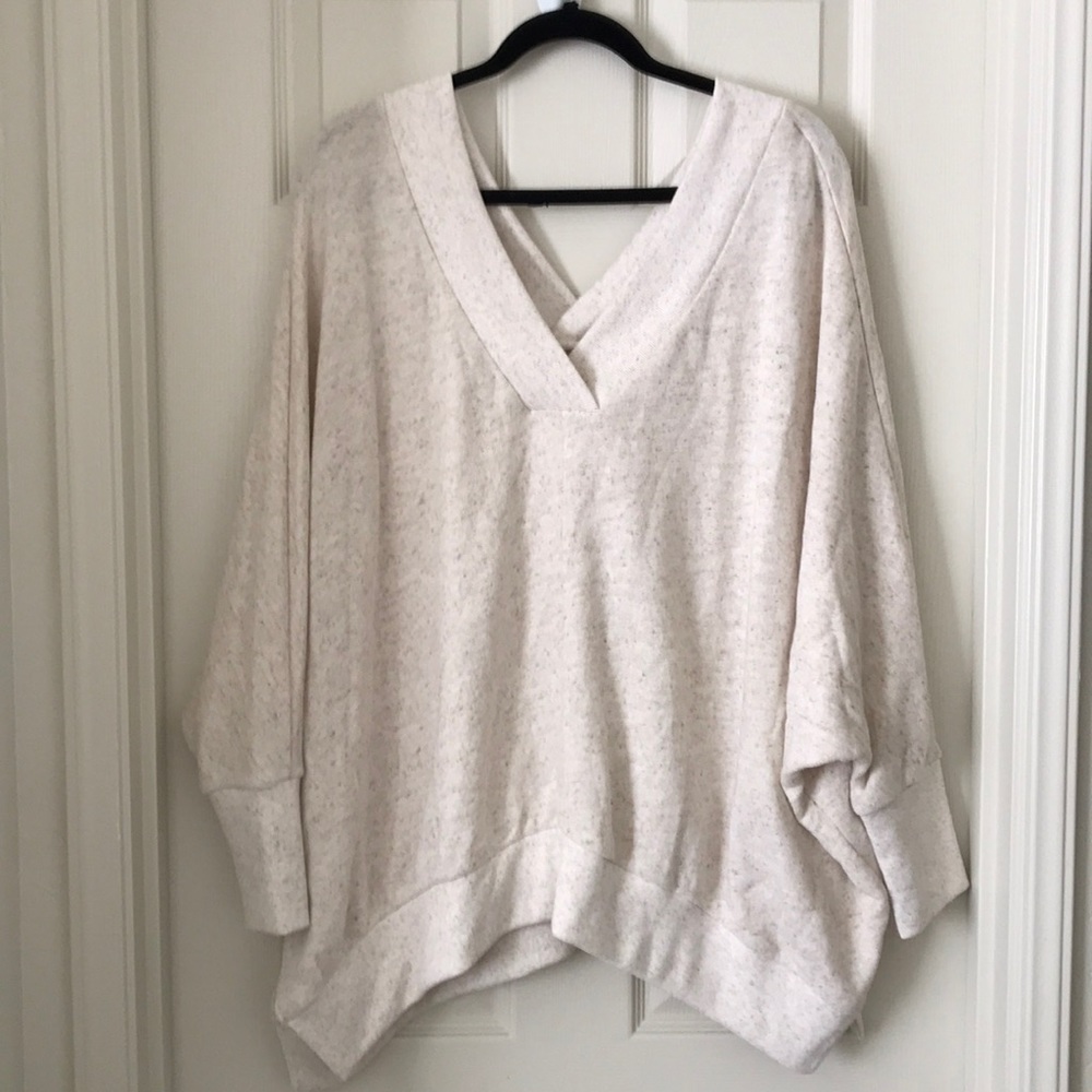 Lou and Grey double v neck sweater